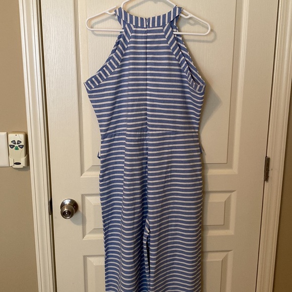 πHPπ Halter Belted Jumpsuit w/pockets - Picture 3 of 5